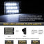 Luz LED placa matrícula comp Dodge Durango 2014-22 6000K