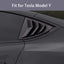 Cubierta ventana lateral Tesla Y 2019-25 estilo deportivo