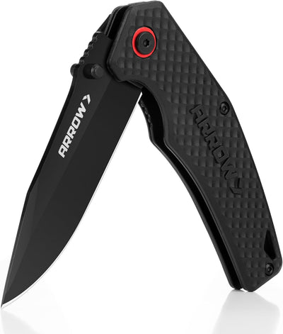 Cuchillo plegable táctico acero inox 3.5pulg con bloqueo