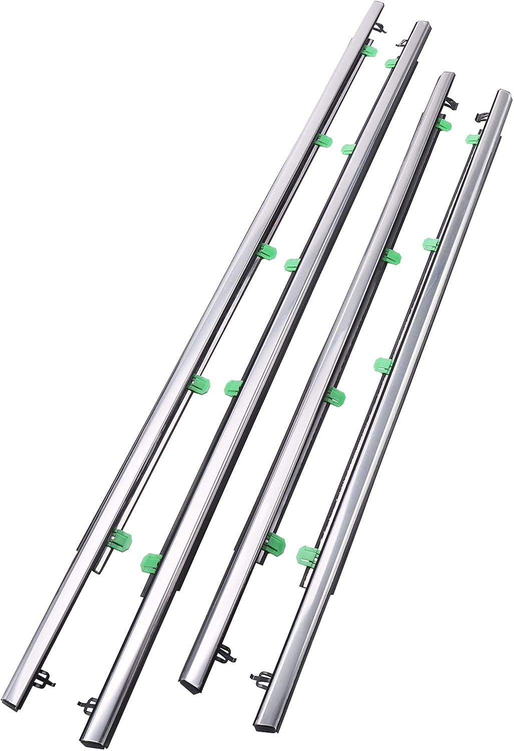 Burlete exterior puerta Honda CR-V 07-11 4pcs cromado
