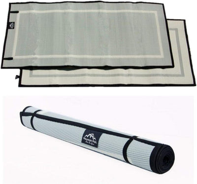 Tapete RV 3x6" impermeable reversible gris