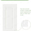 Puertas gabinete repuesto 29pulg alto 14.5pulg ancho blanco