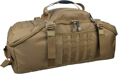 Bolsa viaje lona impermeable 30L 45L 85L Coyote