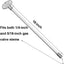 Llave universal gas 18pulg para válvulas 1/4 y 5/16 pulg cromo