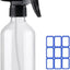 Botellas spray 10oz recargables sin BPA boquilla ajustable