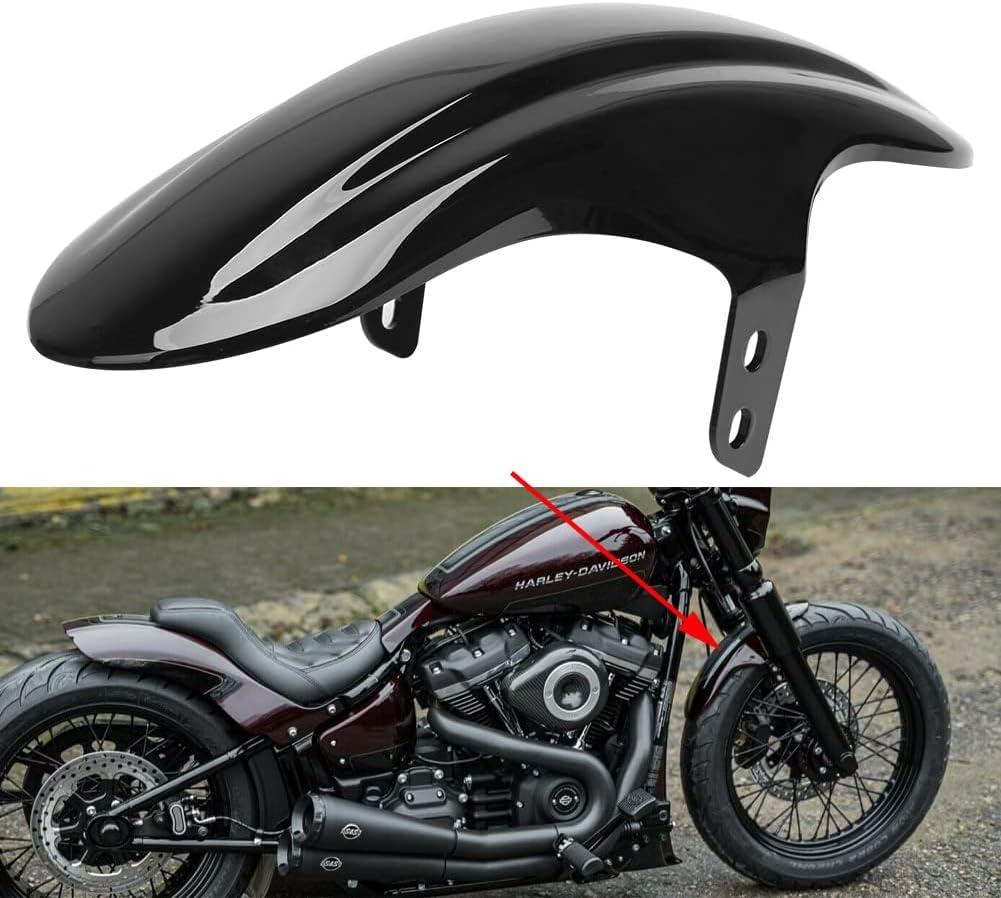 Guardabarros delantero Harley Softail Street Bob 18-25 Negro