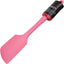 Espátula silicona angular 11pulg color rosa