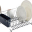 Escurridor platos y soporte cubiertos set 2 pzas azul marino