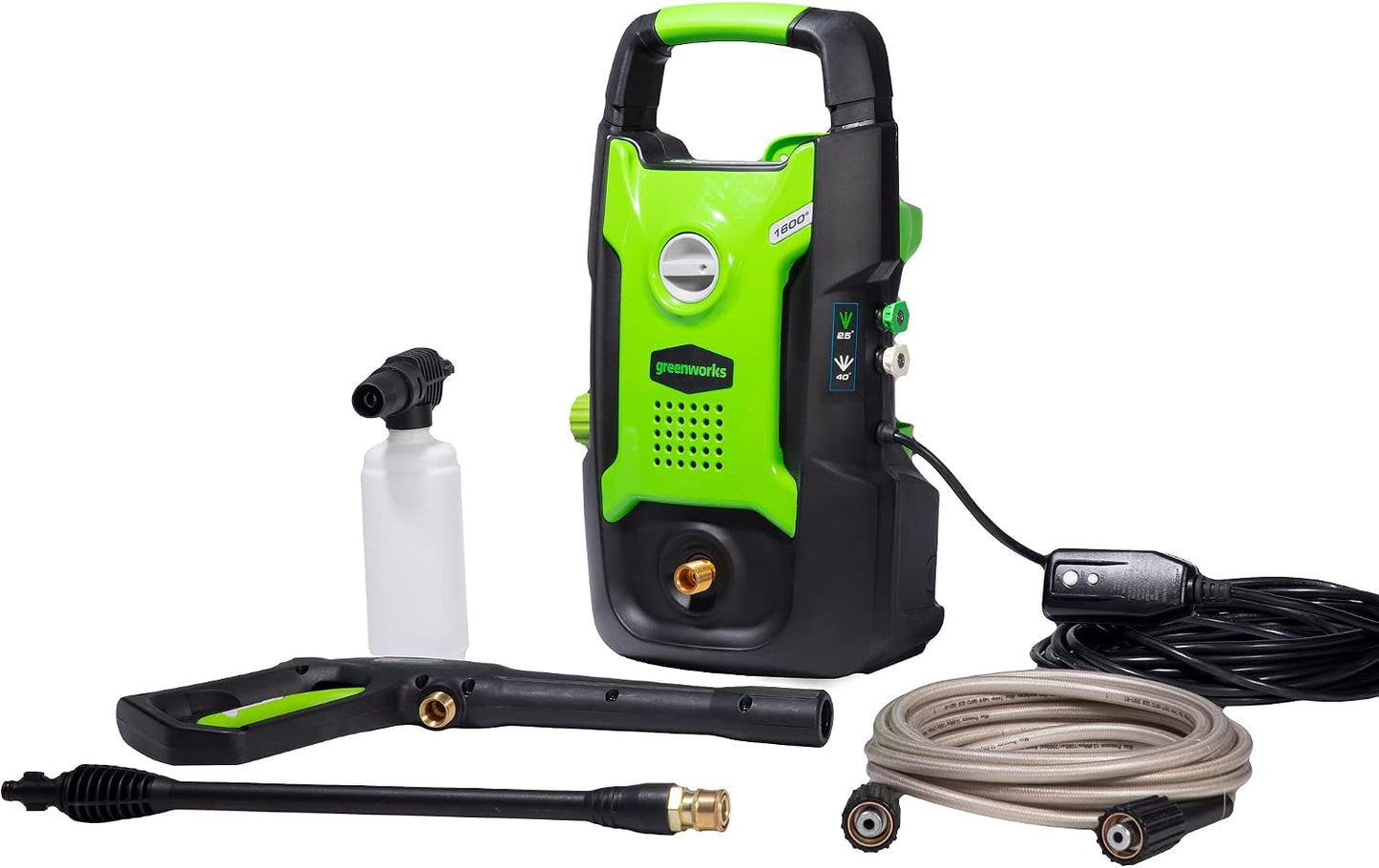 Hidrolavadora eléctrica 1600 PSI jabón Meguiar 64oz