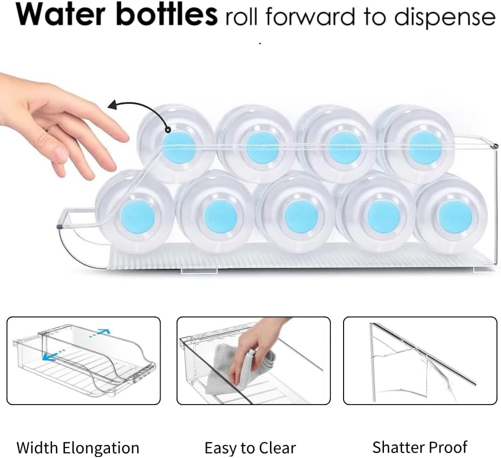 Dispensador latas soda ajustable PET apilable