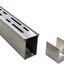 Canal drenaje piscina 1-11/16" plateado