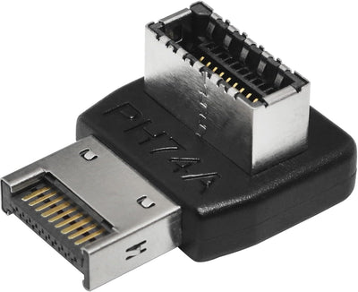 Adaptador USB tipo E 90 grados para placa base PH74A