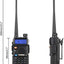 Radio UV5R 8W bidireccional 4 Pzas para caminata camping