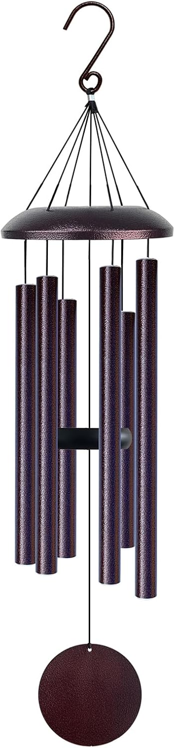 Campanillas viento exterior 38pulg aluminio jardín