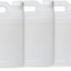 Jarra plástico reutiliz. 2.5gal con tapa negra set 3