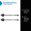 Set barras acoplamiento interiores BMW 13-20