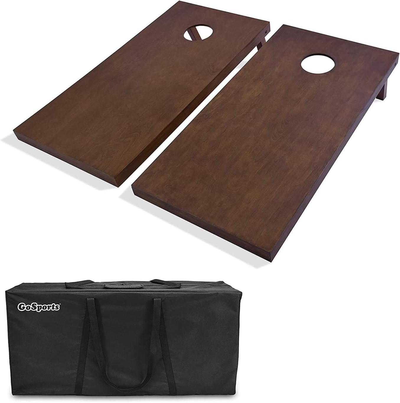 Set 2x4pies Tablero Cornhole Madera Marrón Funda