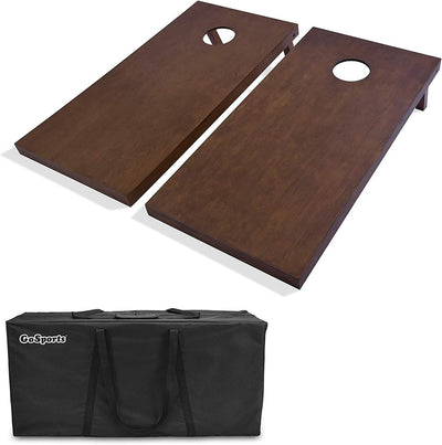 Set 2x4pies Tablero Cornhole Madera Marrón Funda