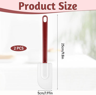 2 Espátulas Silicona 10pulg Antiadherente Cocina