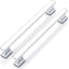 10 Tiradores Gabinete 6.3" Color Cromo Plegables