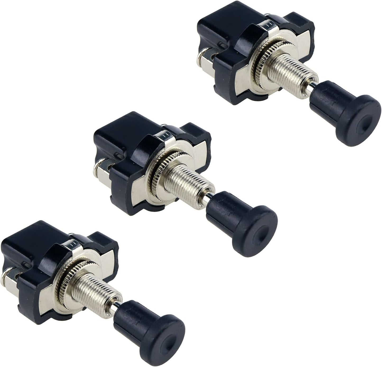 Interruptor luz carrito golf 12/24V botón pulsador universal