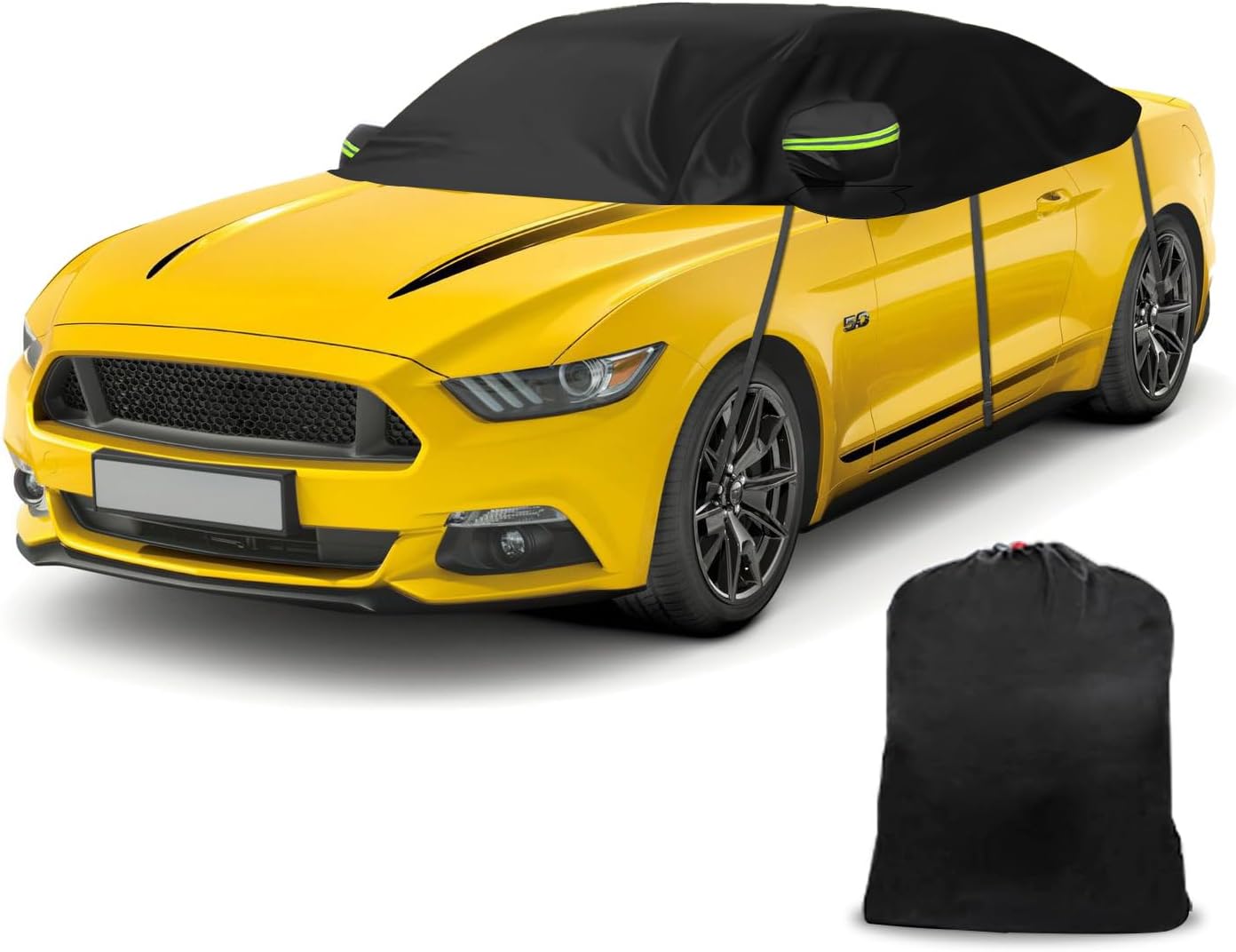 Media funda coche Oxford negra 300D comp Ford Mustang