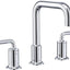 Grifo baño cromado 3 orificios 2 manijas latón sólido BF503