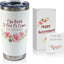 Vaso Acero Inox 20oz Con Tapa Regalo Jubilación Mujer