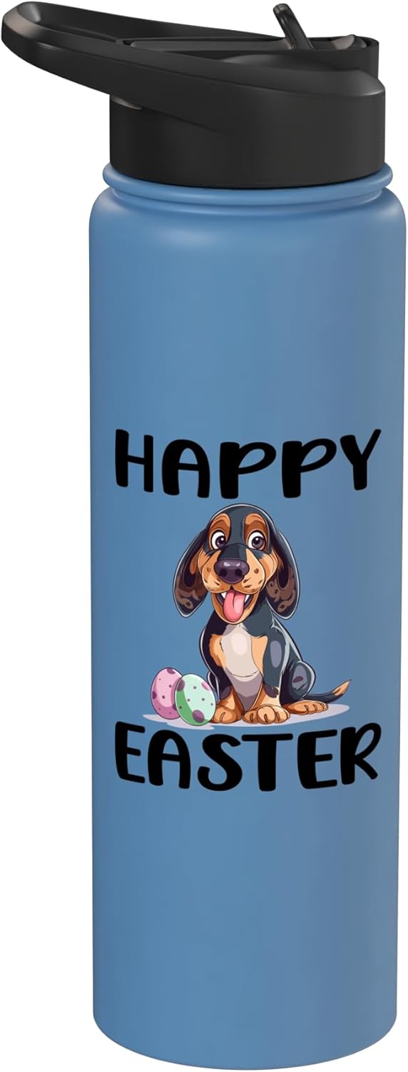Botella de agua aislada para perros Bluetick Coonhound