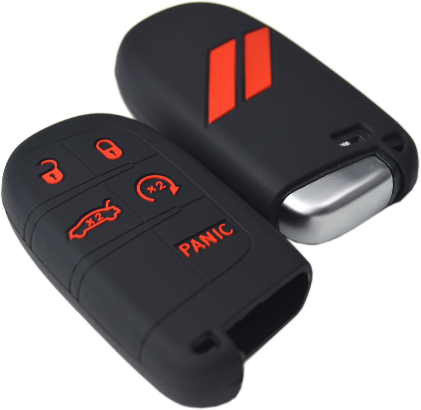 Funda silicona llavero 5 botones Dodge Charger Challenger