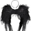 Alas de ángel gasa para niña y mujer disfraz Halloween