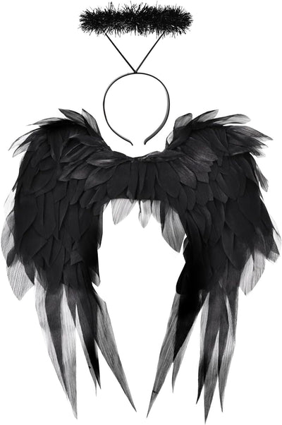 Alas de ángel gasa para niña y mujer disfraz Halloween