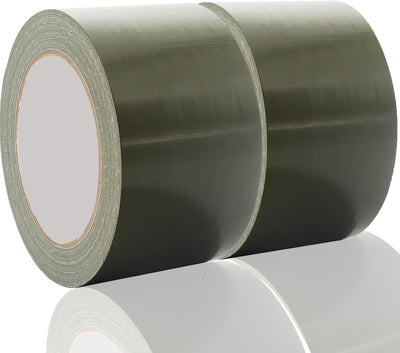 2 Rollos Cinta Adhesiva Verde Oliva Resistente Impermeable 3