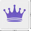 Plantilla corona 6" reutiliz. para pintar