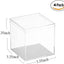 Caja acrílica transparente cuadrada para dulces regalo
