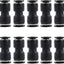Adaptador aire 3/8x3/8 od recto paquete 10