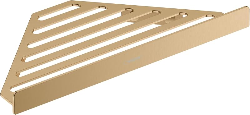 Cesta esquinera bronce cepillado 1"