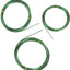 Alambre bonsái aluminio verde 98.4pies 0.039pulg