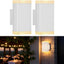 Farol pared exterior aluminio antioxidante rectangular 2