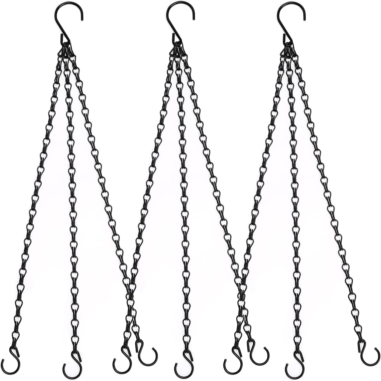 Cadena colgante 16pulg con ganchos para macetas y linternas