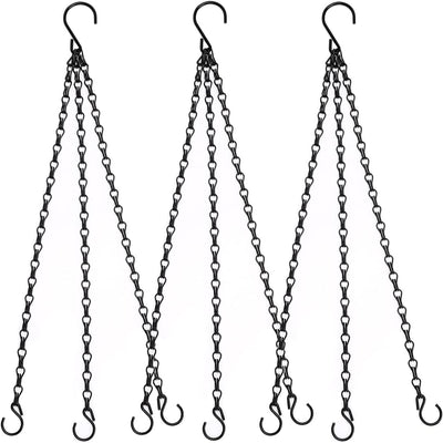 Cadena colgante 20" 3 puntos con ganchos para macetas