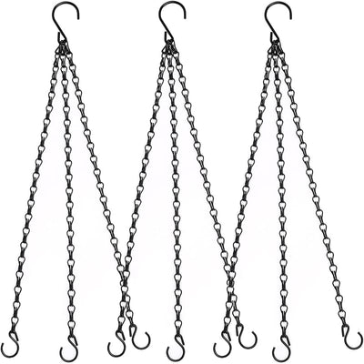 Cadena colgante 20" 3 puntos con ganchos para macetas