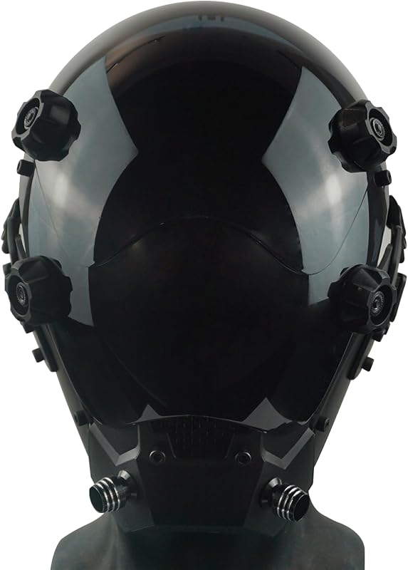 Máscara punk goth para hombre cosplay halloween