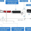 Interruptor freno eléctrico remolque cable 4ft