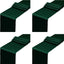 4 Caminos Mesa Satén Verde 12x108pulg Bodas Banquetes