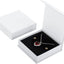 20 Cajas Regalo Joyas con Algodón 3.9x3.9x1.1" Blanco