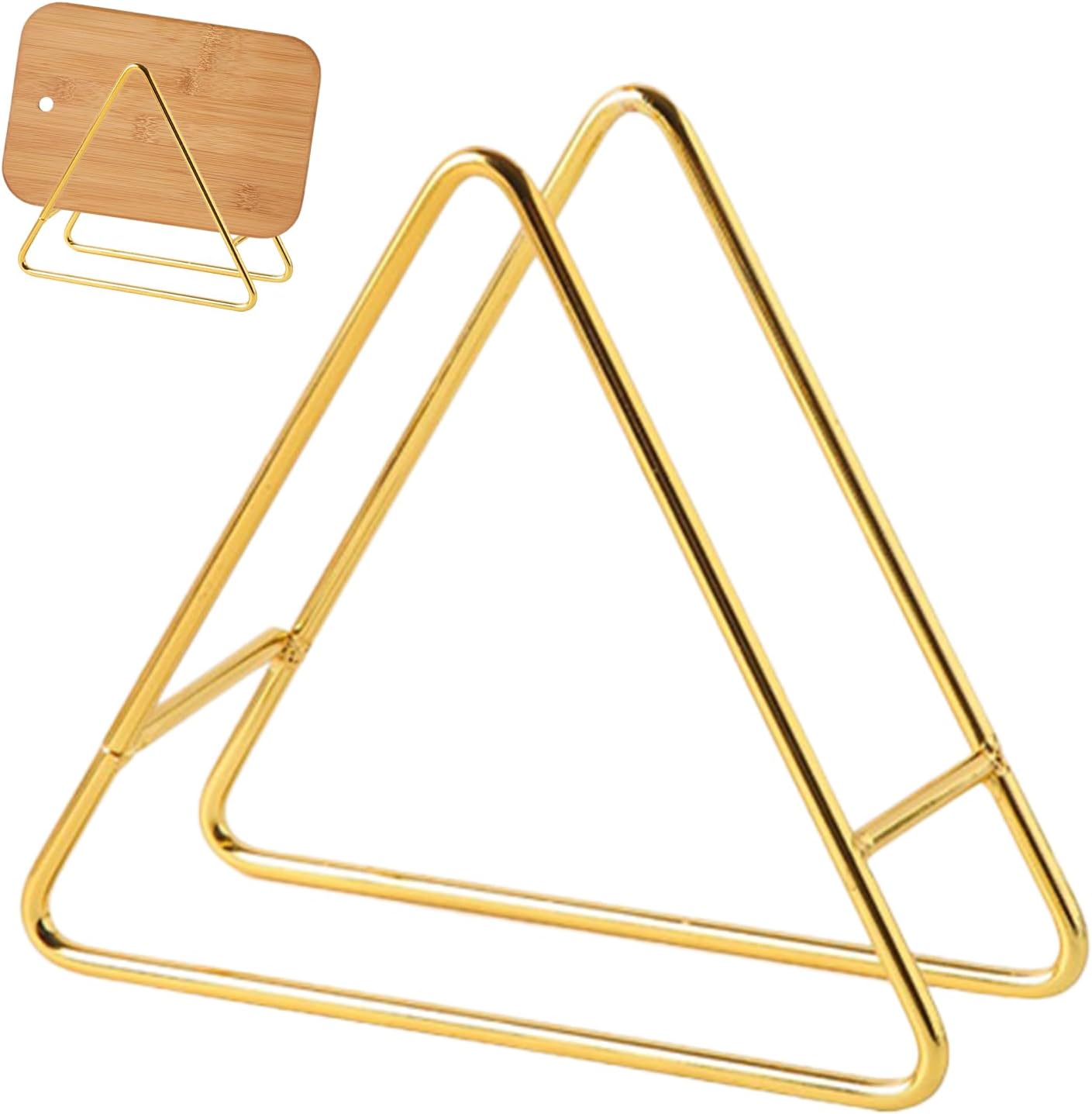 Soporte organizador de posavasos de metal para redondos y cuadrados