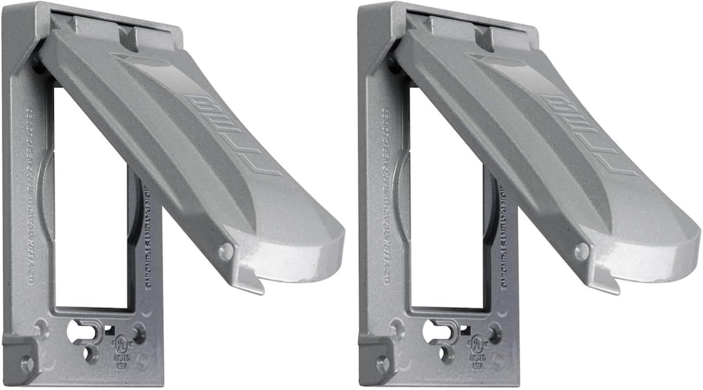 Cubierta universal resistente intemperie gris set 2