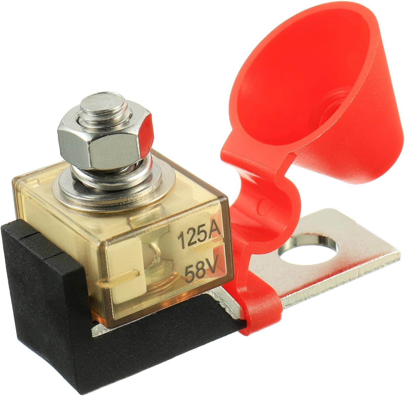 Bloque fusible 125A terminal único perno 5/16