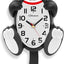 Reloj pared gato 3D 18pulg analógico retro para niños